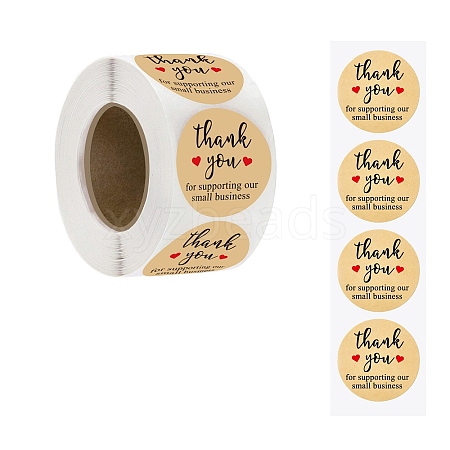 Thank You Stickers Roll STIC-PW0006-024C-1