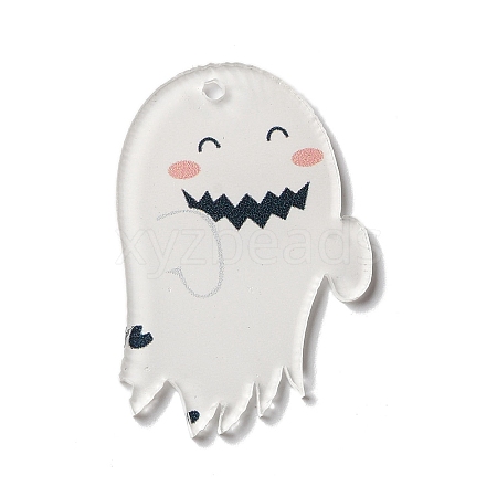 Halloween Printing Acrylic Pendants FIND-K017-05F-1