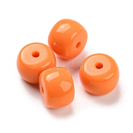 Opaque Acrylic Beads OACR-B013-10B-1