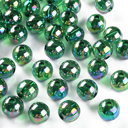 Transparent Acrylic Beads MACR-S370-B10mm-735-1