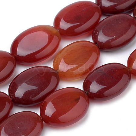 Natural Carnelian Beads Strands G-R451-04B-1