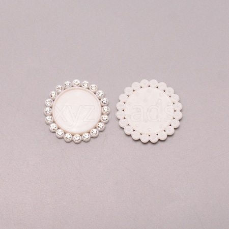 Plastic Cabochon Settings KY-WH0096-39A-1