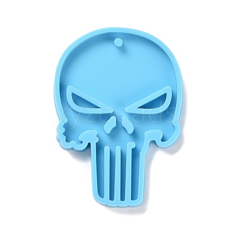 DIY Skull-shaped Pendant Silicone Statue Molds DIY-D060-46-1