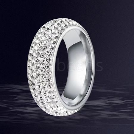 201 Stainless Steel Finger Rings for Women WGAEC69-06-1