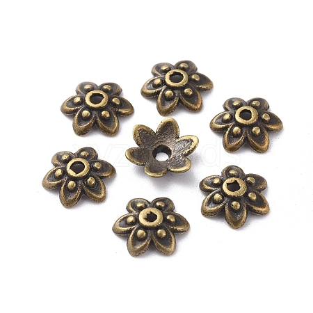 Tibetan Antique Bronze Metal Caps MLF0626Y-1