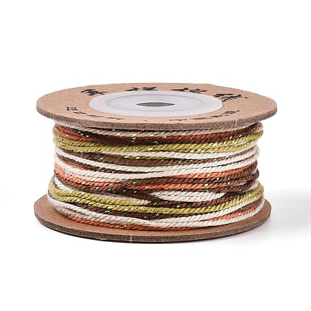 30M Segment Dyed Macrame Cotton Cord OCOR-T018-01B-1