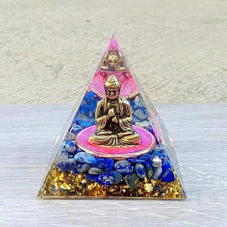 Orgonite Pyramid Resin Energy Generators PW-WGA4B6B-01-1