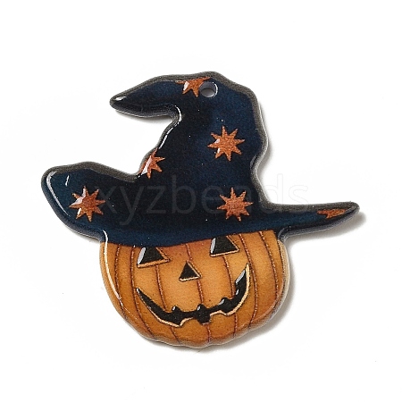 Halloween Printed Acrylic Pendants MACR-G059-03A-1