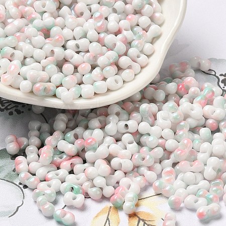 Baking Paint Glass Seed Beads SEED-F005-01A-08-1