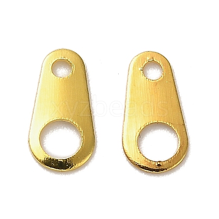 Brass Chain Extender Connectors KK-R211-11G-1