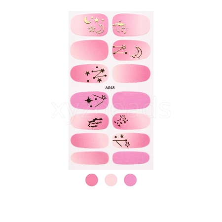 Full Wrap Gradient Nail Polish Stickers MRMJ-T100-A048-1