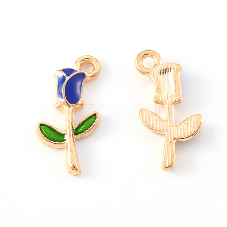 Alloy Enamel Pendants ENAM-S121-048C-1