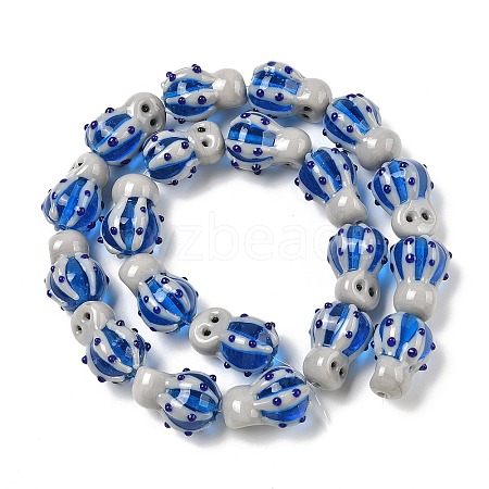 Handmade Lampwork Beads LAMP-R001-04B-1