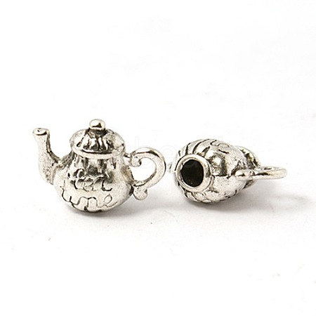 Tibetan Style Alloy Charms X-TIBEP-0802-S-LF-1