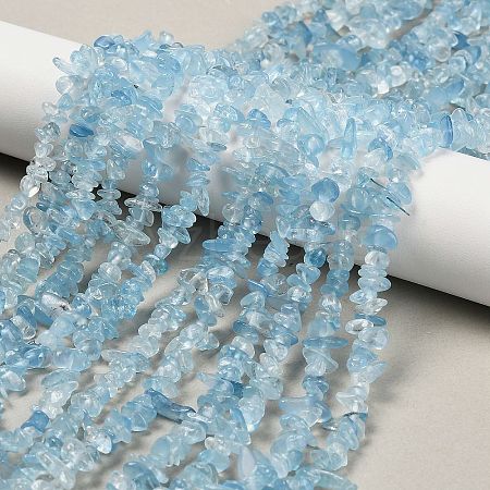 Natural Aquamarine Beads Strands G-K396-A01-01-1