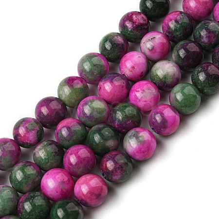 Jade Beads Strands G-D264-8mm-XH18-1