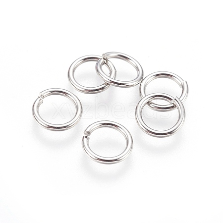 Tarnish Resistant 304 Stainless Steel Open Jump Rings STAS-P212-25P-09-1