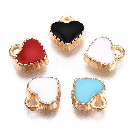 Alloy Enamel Charms ENAM-S121-164-RS-1