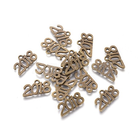 Tibetan Style Alloy Pendants TIBEP-R035-02AB-FF-1