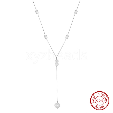 925 Sterling Silver Pendant Necklaces NJEW-L116-13P-1