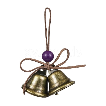 Iron Bell Hanging Ornaments HJEW-JM02435-1