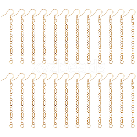20Pair 316 Surgical Stainless Steel Hoop Earring Findings EJEW-UN00033-1