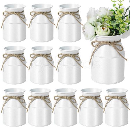 Iron Vase Ornaments AJEW-WH0609-673A-1