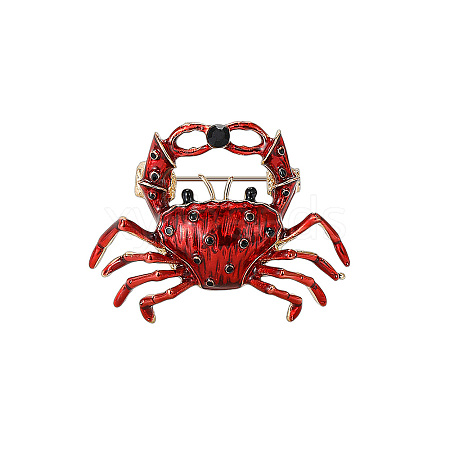 Creative Crab Enamel Pin PW-WGA3E58-01-1