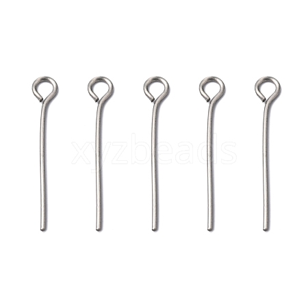 Tarnish Resistant 304 Stainless Steel Eye Pin STAS-E013-0.6x20mm-1