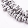 Electroplate Non-magnetic Synthetic Hematite Beads Strands G-P367-H-05-2