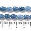 Natural Aquamarine Dyed Beads Strands G-B106-A10-01-5