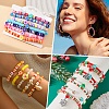 15Strands Handmade Polymer Clay Beads Strands CLAY-PA0001-07C-6