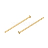 Brass Flat Head Pins KK-H502-01B-G-2