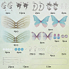 SUNNYCLUE DIY Fairy Butterfly Earring Making Kits DIY-SC0020-18-2