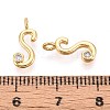 Brass Micro Pave Cubic Zirconia Charms KK-N263-97G-S-3