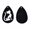 Spray Painted Iron Pendants IFIN-T016-62A-3