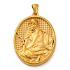 Religion Golden Tone 304 Stainless Steel Pendants STAS-K289-01G-07-1