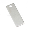 Tarnish Resistant 304 Stainless Steel Stamping Blank Tag Pendants X-STAS-T008-119-1