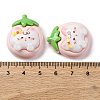 Cat Theme Opaque Resin Cabochons CRES-Z010-01A-3