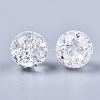 Transparent Crackle Acrylic Round Beads Strands LS-CCG-R002-12mm-01-2