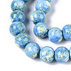Baking Paint Glass Beads Strands DGLA-N016-10mm-09-3