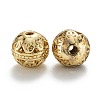 Alloy Hollow Beads PALLOY-P238-08G-RS-3