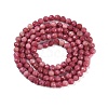 Natural Rhodonite Beads Strands G-P553-G06-02-3