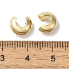 Brass Crimp Bead Cover KK-K383-07B-G-3