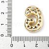 Brass Micro Pave Cubic Zirconia Pendants KK-Z108-02G-G-3
