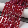 Transparent Glass Beads Strands EGLA-A034-T4mm-MB07-2