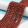 Natural Red Jasper Beads Strands G-J400-E15-02-2