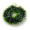 Christmas Wreath PVC Pendant Decorations HJEW-R100-01C-2