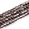 Baking Paint Transparent Glass Beads X1-DGLA-N011-4mm-09-1