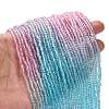 Transparent Painted Glass Beads Strands DGLA-A034-T2mm-A22-2